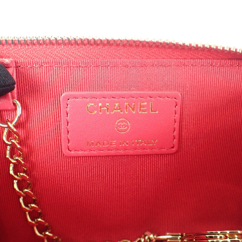 シャネル CHANEL マトラッセ キーリング付き AP0221 コインケース