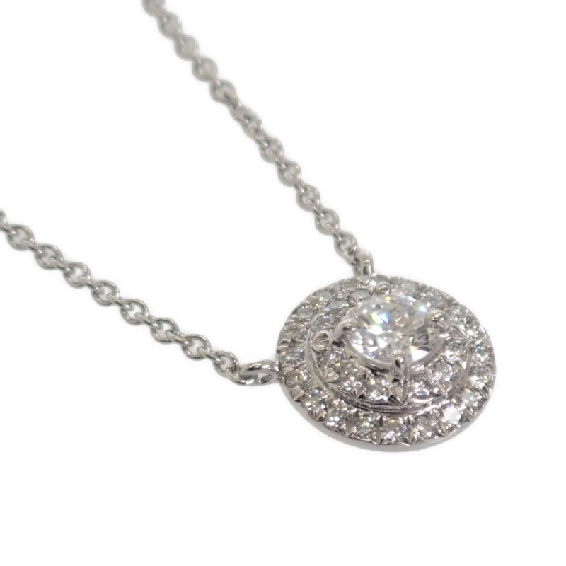 ティファニー TIFFANY&Co. ソレストペンダント 60007522 ネックレス Pt950プラチナ ダイヤモンド レディース【中古】【Aランク】