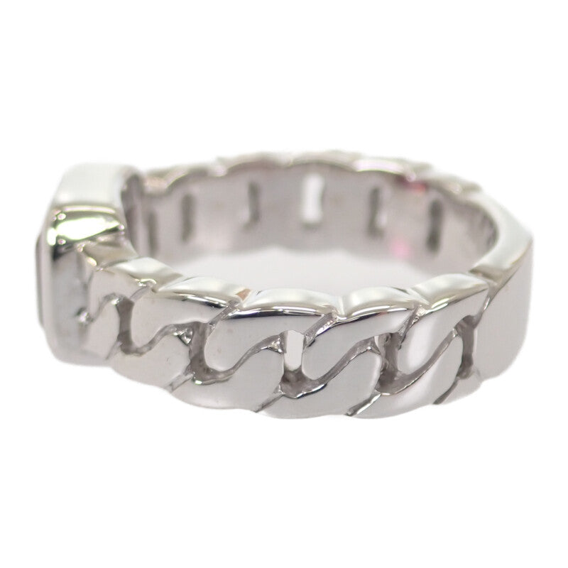 【商談中/対象者以外注文不可】シャネル CHANEL プルミエール 11.5号 リング K18ホワイトゴールド ピンクガーネット レディース【中古】【Aランク】