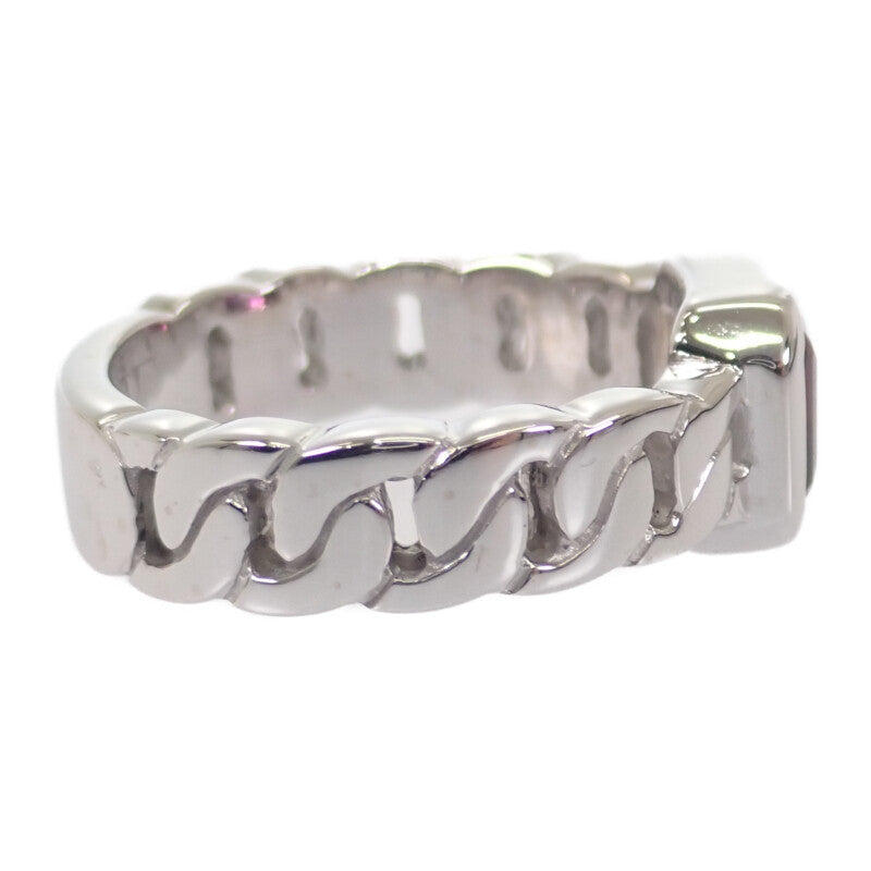 【商談中/対象者以外注文不可】シャネル CHANEL プルミエール 11.5号 リング K18ホワイトゴールド ピンクガーネット レディース【中古】【Aランク】