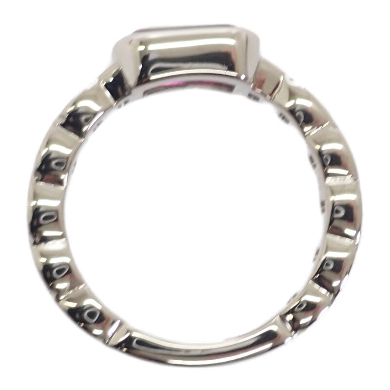 【商談中/対象者以外注文不可】シャネル CHANEL プルミエール 11.5号 リング K18ホワイトゴールド ピンクガーネット レディース【中古】【Aランク】