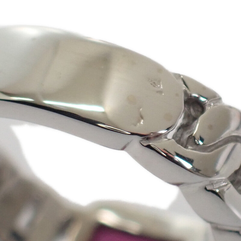 【商談中/対象者以外注文不可】シャネル CHANEL プルミエール 11.5号 リング K18ホワイトゴールド ピンクガーネット レディース【中古】【Aランク】