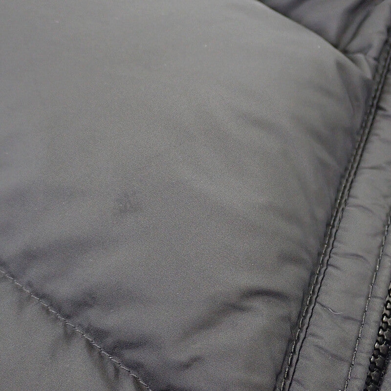 モンクレール MONCLER Mayaf マヤ ファー付き ショートダウンジャケット 4 I20911A00198 5968E ダウンジャケット ナイロン ダウン ブラック メンズ【中古】【Aランク】