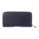 プラダ PRADA ジップアラウンドウォレット 1ML506_QHH_F0002 長財布 サフィアーノ ブラック ゴールド金具 レディース ユニセックス【中古】【Aランク】