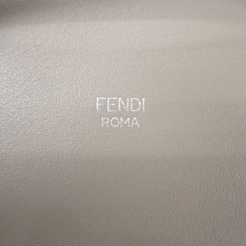 フェンディ FENDI バイザウェイミディアム 8BL1461D5F0NJ3 2WAYバッグ ショルダーバッグ カーフスキン グレー シルバー金具 レディース【中古】【ABランク】