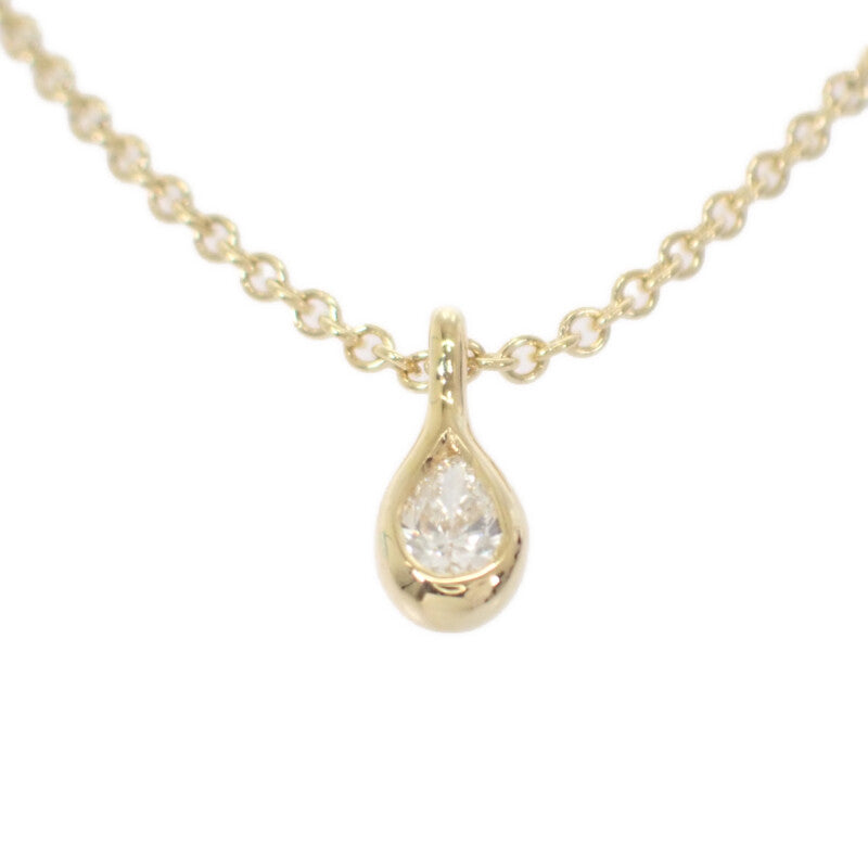 ティファニー TIFFANY&Co. バイザヤード ペンダント ペアシェイプ 60994080 ネックレス K18イエローゴールド ダイヤモンド レディース【中古】【Aランク】
