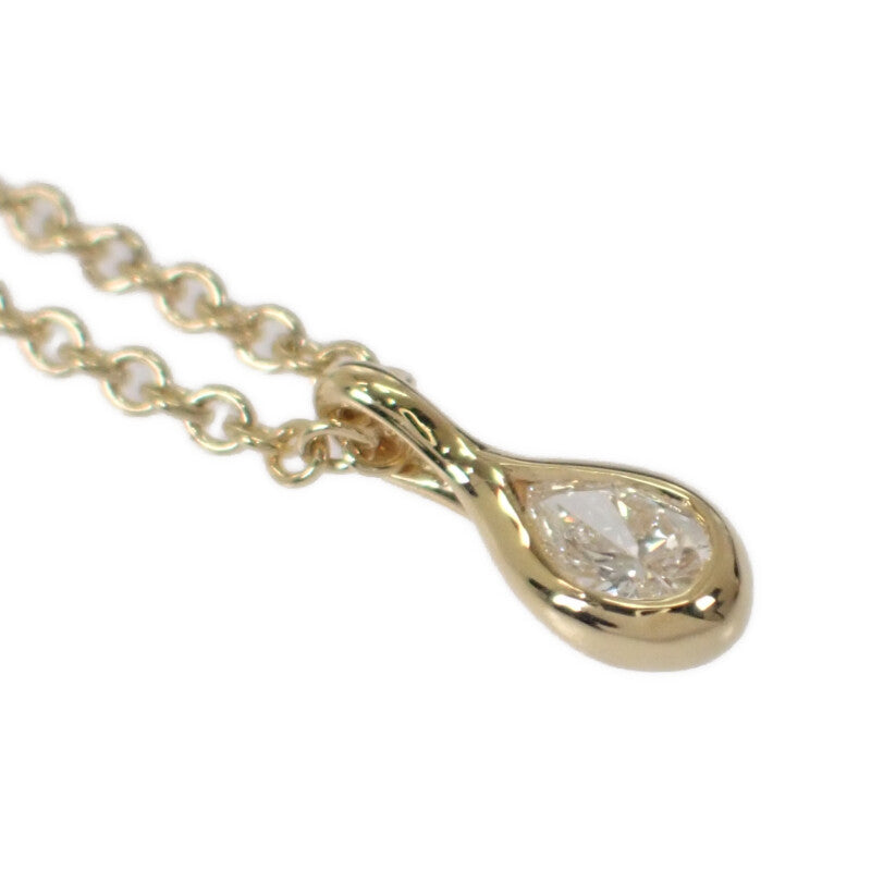 ティファニー TIFFANY&Co. バイザヤード ペンダント ペアシェイプ 60994080 ネックレス K18イエローゴールド ダイヤモンド レディース【中古】【Aランク】