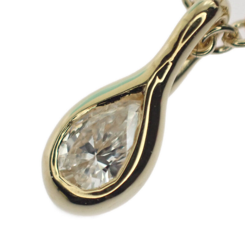 ティファニー TIFFANY&Co. バイザヤード ペンダント ペアシェイプ 60994080 ネックレス K18イエローゴールド ダイヤモンド レディース【中古】【Aランク】