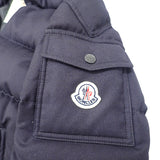 モンクレール MONCLER MONTGENEVRE ショート 1 H20911A53700 54272 ダウンジャケット ウール ネイビー メンズ【中古】【Aランク】