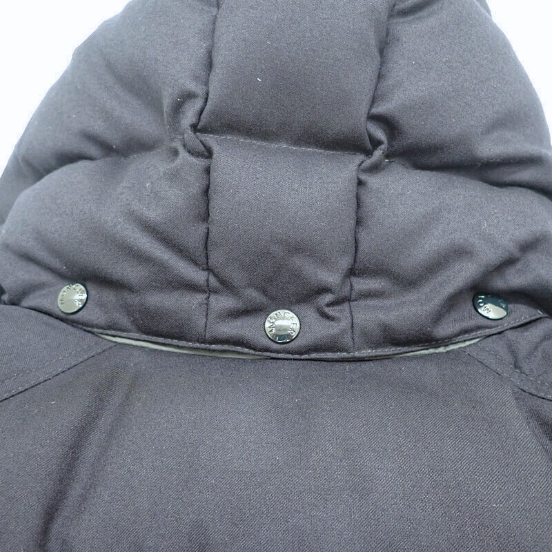 モンクレール MONCLER MONTGENEVRE ショート 1 H20911A53700 54272 ダウンジャケット ウール ネイビー メンズ【中古】【Aランク】