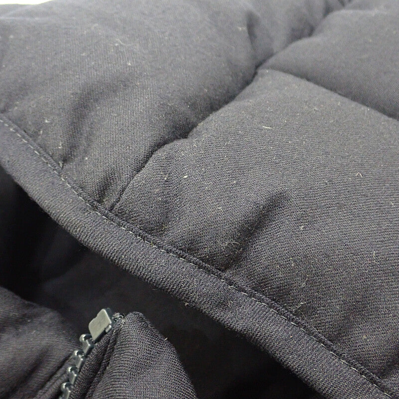 モンクレール MONCLER MONTGENEVRE ショート 1 H20911A53700 54272 ダウンジャケット ウール ネイビー メンズ【中古】【Aランク】