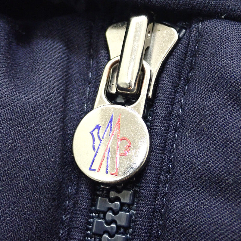 モンクレール MONCLER MONTGENEVRE ショート 1 H20911A53700 54272 ダウンジャケット ウール ネイビー メンズ【中古】【Aランク】