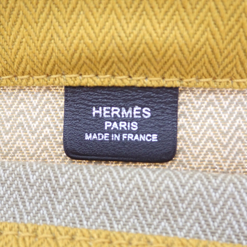 エルメス HERMES サックアリーヌMM 079704CK ショルダーバッグ スイフト トワルシェブロン ロカバール イエロー レディース【中古】【Aランク】