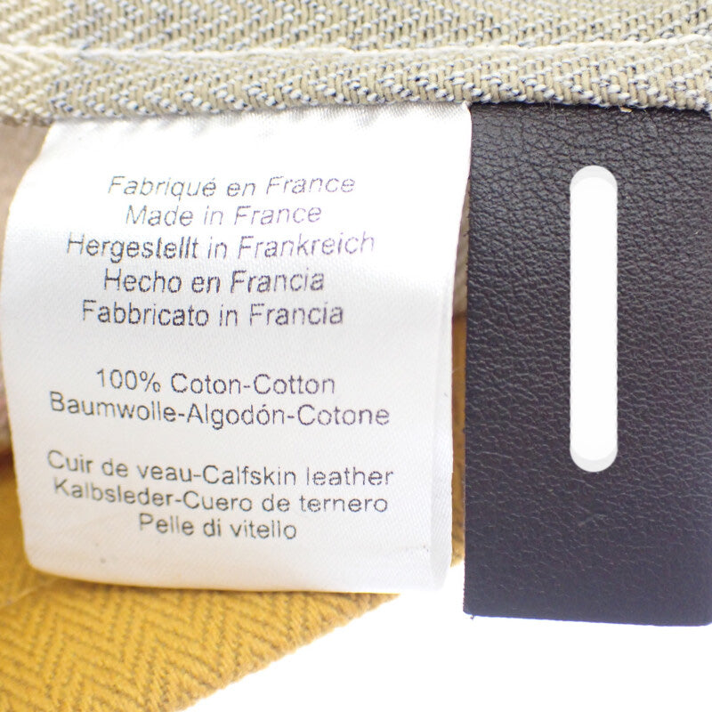 エルメス HERMES サックアリーヌMM 079704CK ショルダーバッグ スイフト トワルシェブロン ロカバール イエロー レディース【中古】【Aランク】