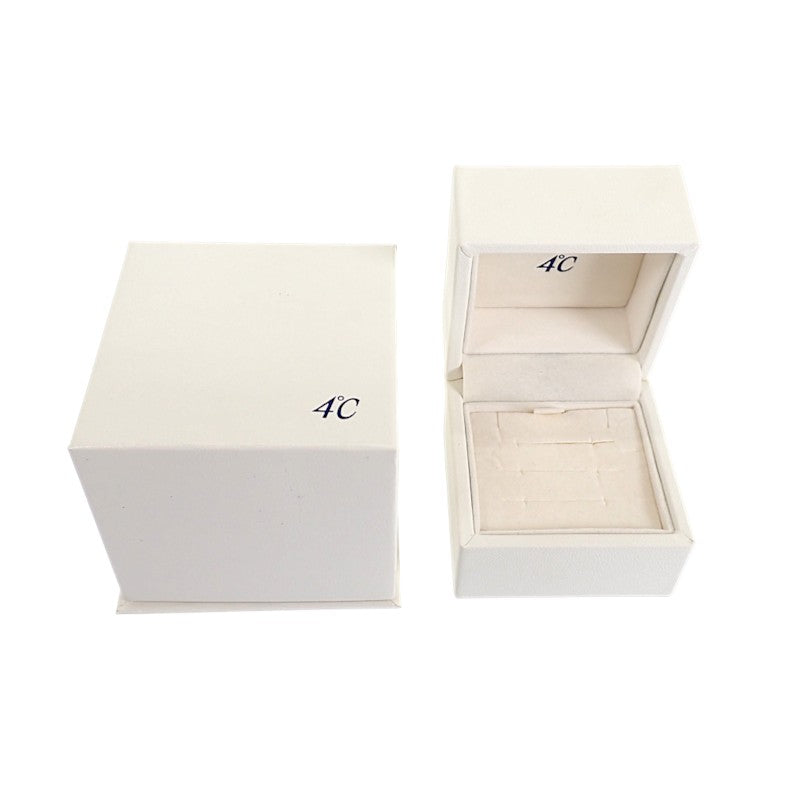 ヨンドシー 4℃ ダイヤモンド ネックレス K18ホワイトゴールド ダイヤモンド レディース【中古】【Aランク】