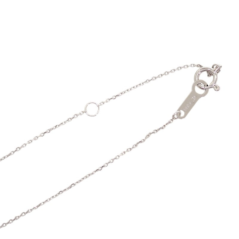 ヨンドシー 4℃ ダイヤモンド ネックレス K18ホワイトゴールド ダイヤモンド レディース【中古】【Aランク】