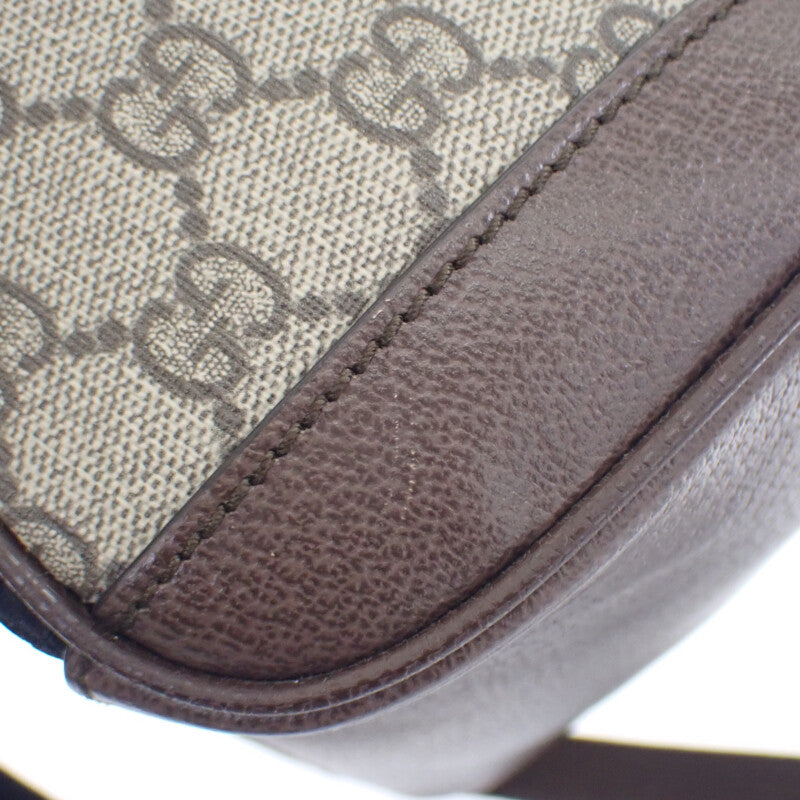 グッチ GUCCI GGスモールバックパック 547965_9U8BT_8994 リュック・デイパック GGスプリームキャンバス レザー ベージュ ゴールド金具 レディース【中古】【ABランク】