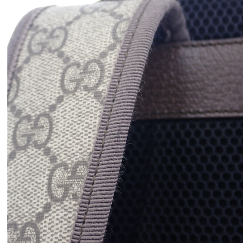 グッチ GUCCI GGスモールバックパック 547965_9U8BT_8994 リュック・デイパック GGスプリームキャンバス レザー ベージュ ゴールド金具 レディース【中古】【ABランク】