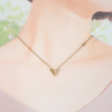 【中古】ルイヴィトン LOUIS VUITTON エセンシャルV M00857 ネックレス メタル ゴールド レディース【Aランク】