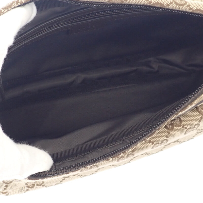GUCCI ボディバッグ GGキャンバス ベージュ・ブラック グッチ GUCCI GGスモール クロスボディバッグ 802096_FADUK_9853