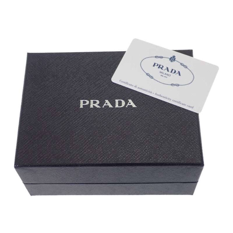 PRADA Mini Pouch Re-Nylon 2ZT0222DMHF0002 Shoulder Bag Saffiano Nylon Black Women's [Used] [A Rank]