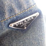 プラダ PRADA オーバーサイズ オーガニック デニム 38 GFC036_13Z6_F0BAN_S_OOO 長袖シャツ コットン ブルー メンズ レディース【中古】【ABランク】