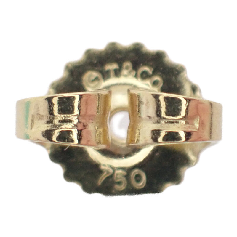 ティファニー TIFFANY&Co. パールスタッド ピアス K18イエローゴールド ホワイト レディース【中古】【Aランク】