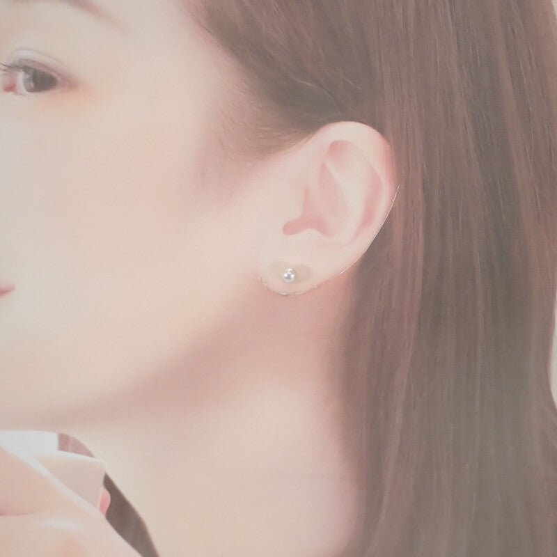 ティファニー TIFFANY&Co. パールスタッド ピアス K18イエローゴールド ホワイト レディース【中古】【Aランク】