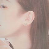 ティファニー TIFFANY&Co. パールスタッド ピアス K18イエローゴールド ホワイト レディース【中古】【Aランク】