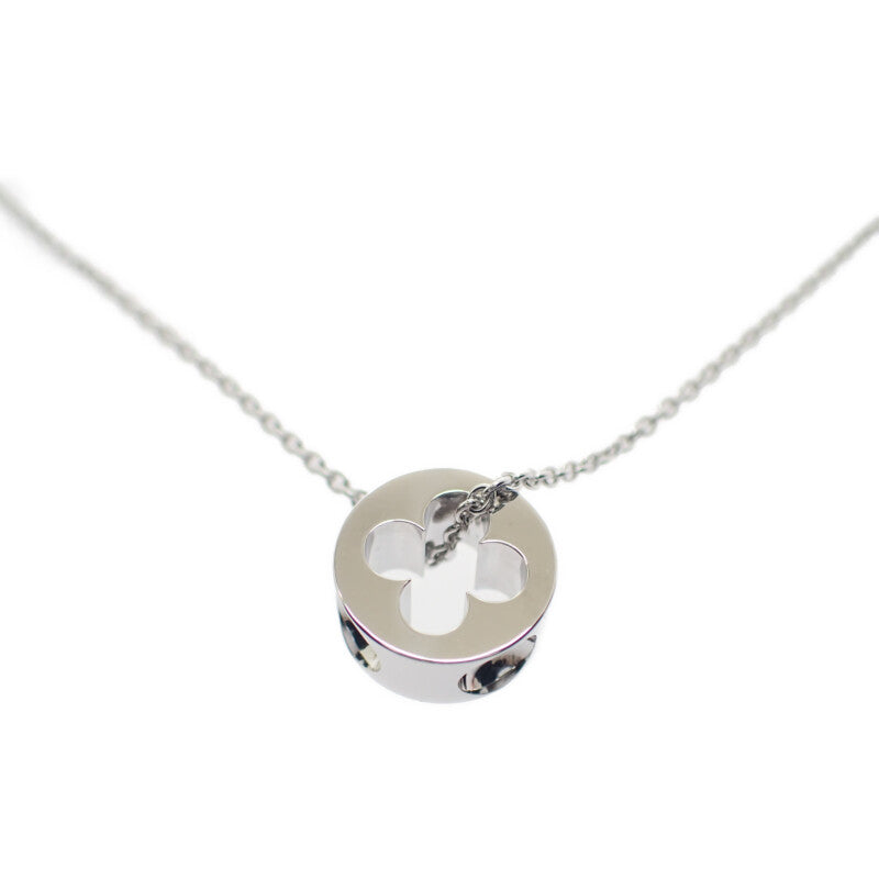 ルイヴィトン LOUIS VUITTON パンダンティフアンプラント Q93125 ネックレス K18ホワイトゴールド レディース ユニセックス【中古】【Aランク】