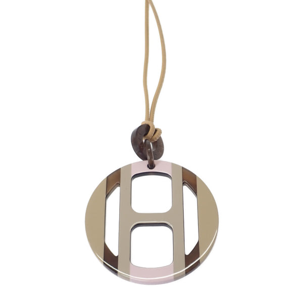 中古】エルメス HERMES H エキップペンダント ネックレス バッファロー