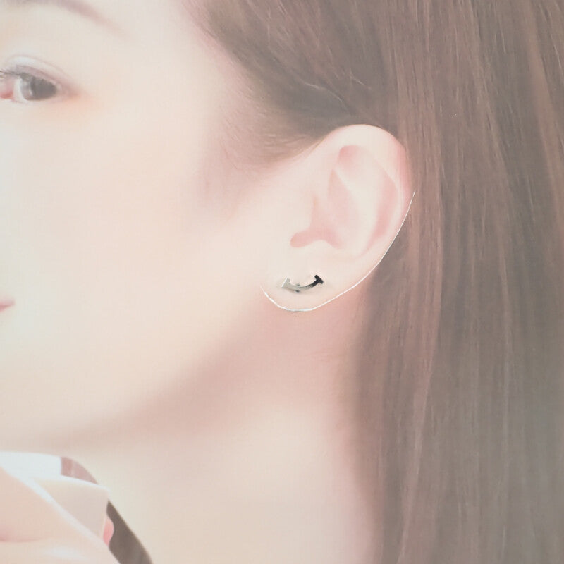 ティファニー TIFFANY&Co. スマイル 60150770 ピアス K18ホワイトゴールド レディース【中古】【Aランク】