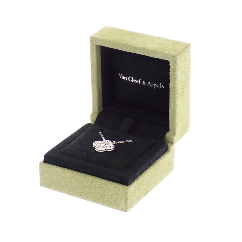 ヴァンクリーフ＆アーペル Van Cleef & Arpels ヴィンテージ アルハンブラ VCARA46100 ネックレス K18ホワイトゴールド ダイヤモンド レディース【中古】【Aランク】