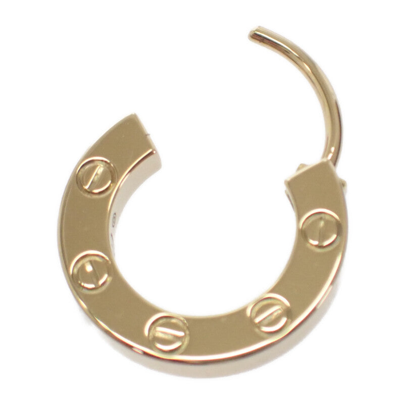 カルティエ CARTIER LOVEシングル オンライン限定 B8301423 ピアス K18イエローゴールド レディース【中古】【Aランク】
