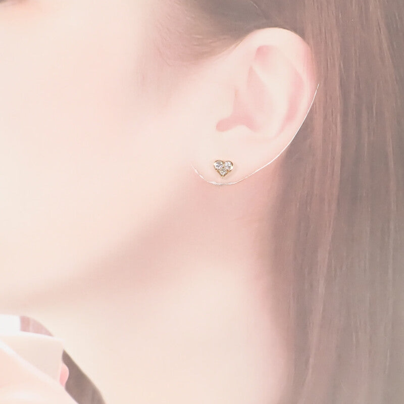 ティファニー TIFFANY&Co. センチメンタルハート ピアス K18ピンク