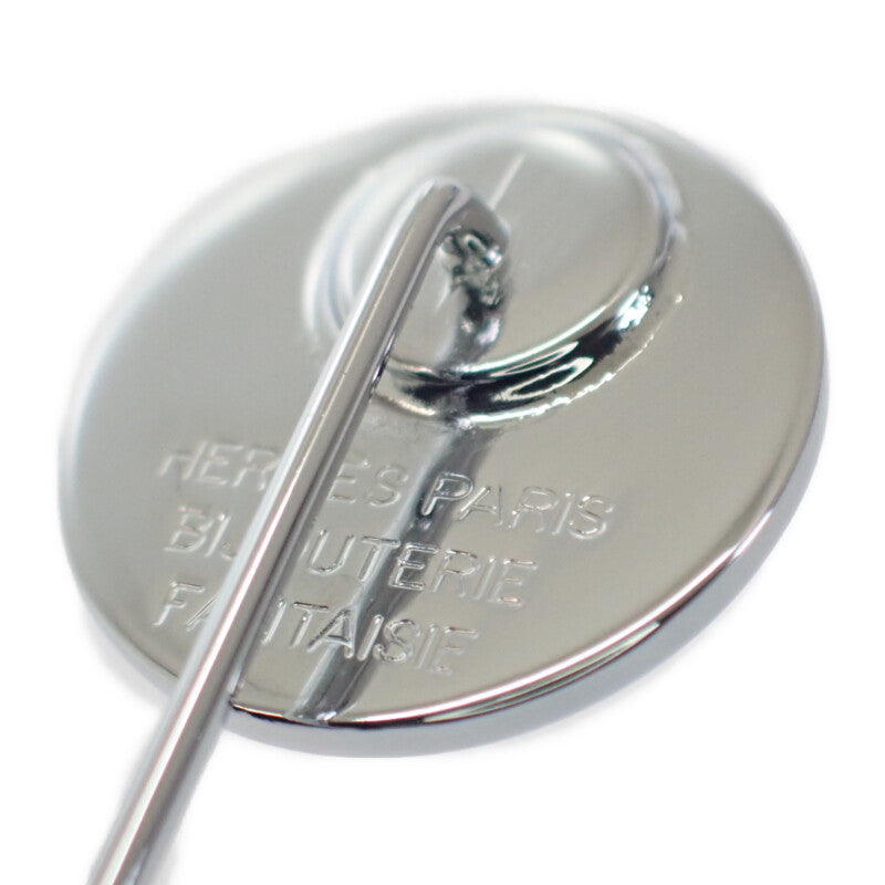 エルメス HERMES セリエピン クルードセル ブローチ メタル シルバー レディース メンズ【中古】【ABランク】