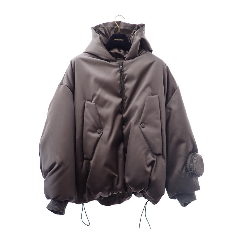 ルイヴィトン LOUIS VUITTON LVエンブロイダリーオーバーサイズボンバージャケット 50 ブルゾン ナイロン グレー メンズ【中古】【Aランク】