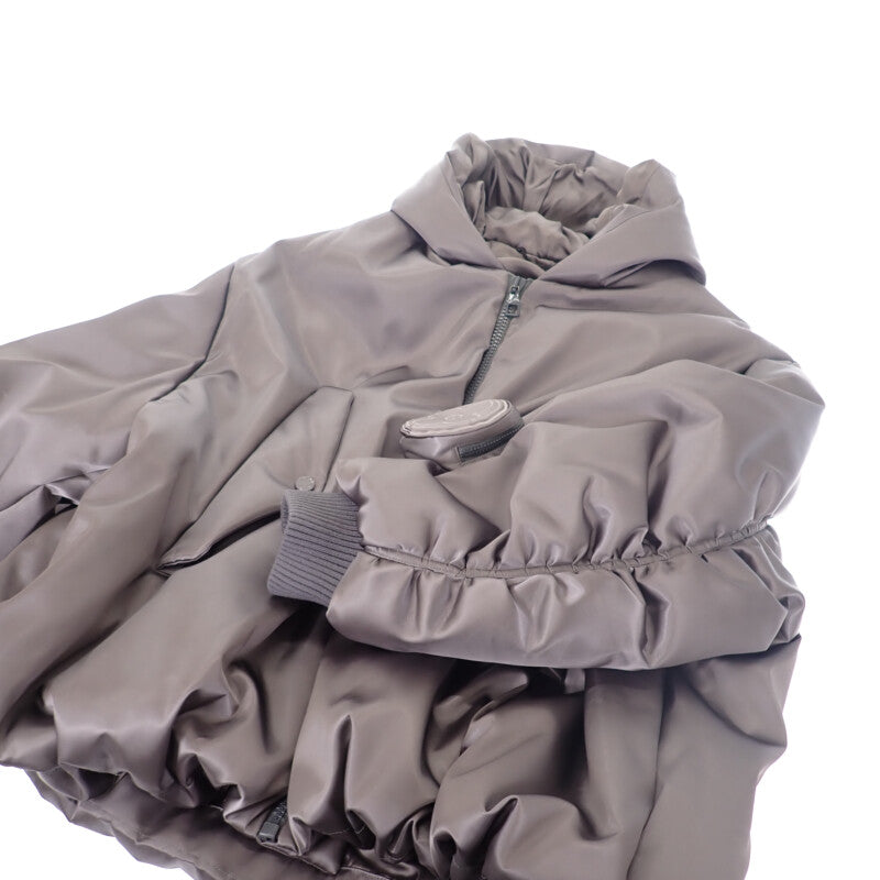 ルイヴィトン LOUIS VUITTON LVエンブロイダリーオーバーサイズボンバージャケット 50 ブルゾン ナイロン グレー メンズ【中古】【Aランク】