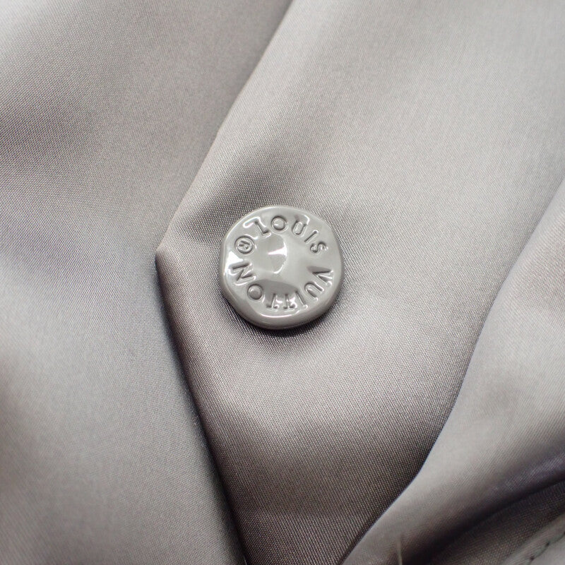 ルイヴィトン LOUIS VUITTON LVエンブロイダリーオーバーサイズボンバージャケット 50 ブルゾン ナイロン グレー メンズ【中古】【Aランク】