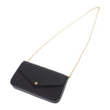 ルイヴィトン LOUIS VUITTON ポシェット・フェリシー M82477 ショルダーバッグ モノグラムアンプラント ブラック レディース【中古】【Sランク】