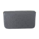 ルイヴィトン LOUIS VUITTON ポシェット・フェリシー M82477 ショルダーバッグ モノグラムアンプラント ブラック レディース【中古】【Sランク】