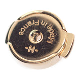 【中古】エルメス HERMES カージュドアッシュ Hキューブ ピアス メタル ブルー ピンクゴールド レディース【ABランク】