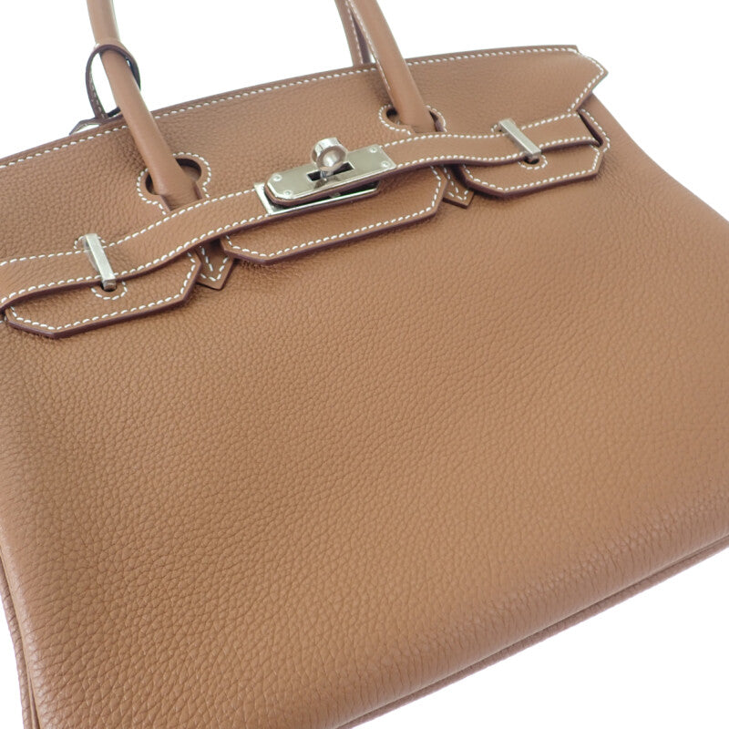 エルメス HERMES バーキン 30 ハンドバッグ トゴ ゴールド シルバー金具 レディース【中古】【SAランク】