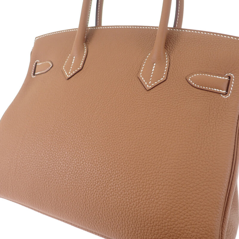 エルメス HERMES バーキン 30 ハンドバッグ トゴ ゴールド シルバー金具 レディース【中古】【SAランク】