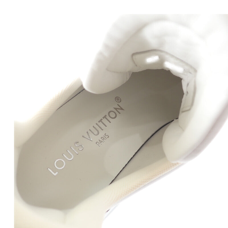 【中古】ルイヴィトン LOUIS VUITTON アークライト 2.0 厚底 プラットフォーム 1ABHZN モノグラム スニーカー レザー ホワイト 36 レディース【Aランク】