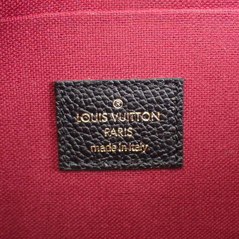 ルイヴィトン LOUIS VUITTON ポシェット・フェリシー M82479 ショルダーバッグ クラッチバッグ モノグラムアンプラント ブラック ベージュ レディース【中古】【Aランク】