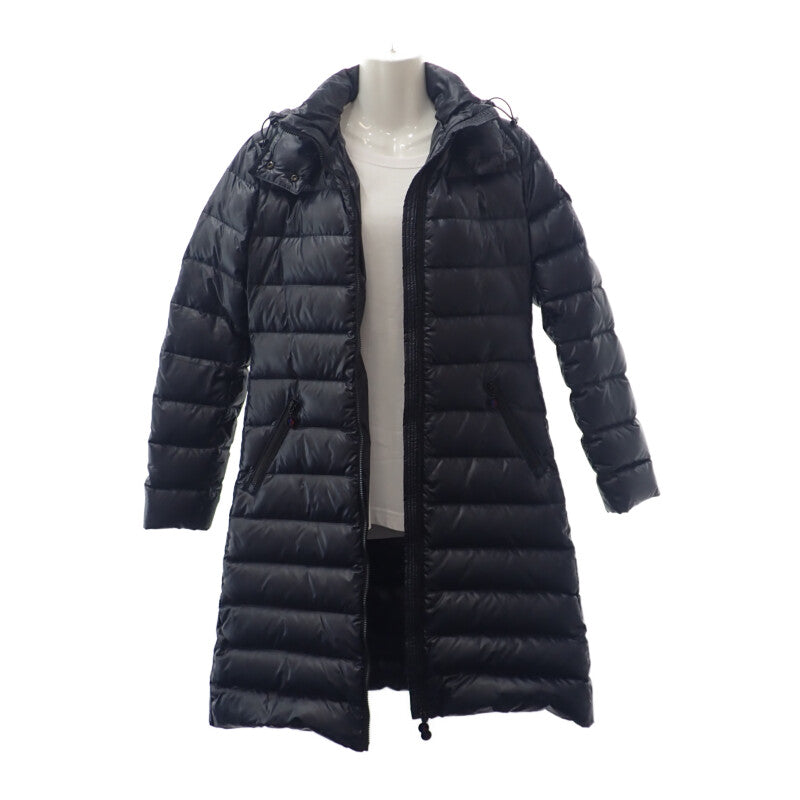 モンクレール MONCLER MOKA ダウンコート 1 42093493110568950 ダウンジャケット ナイロン ブラック レディース【中古】【ABランク】