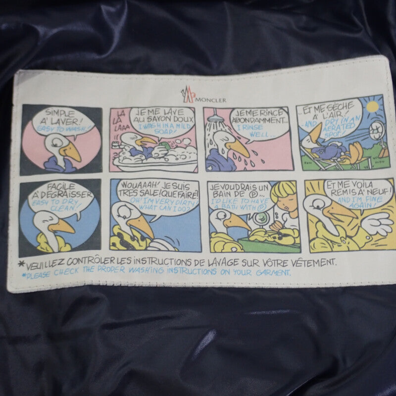 モンクレール MONCLER MOKA ダウンコート 1 42093493110568950 ダウンジャケット ナイロン ブラック レディース【中古】【ABランク】