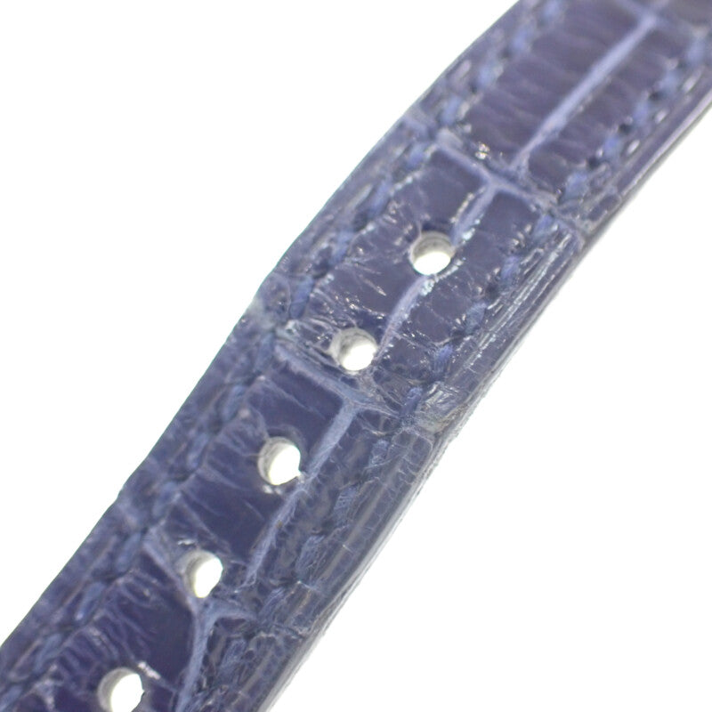 エルメス HERMES ルバン ラグベゼルダイヤ 腕時計 イエローゴールド×ピンクゴールド ネイビー クオーツ ホワイト文字盤 レディース【中古】【Aランク】