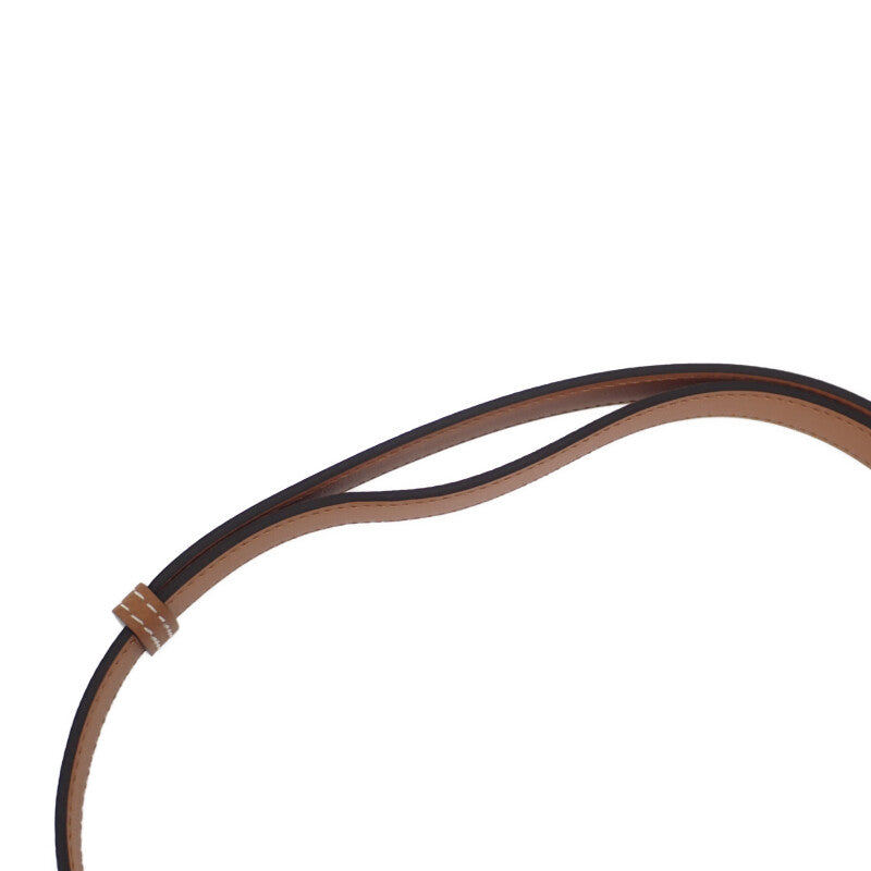 エルメス HERMES ケリー18 W刻印 H069853 ベルト ヴォーエプソン ブラウン ゴールド金具 レディース【中古】【Sランク】